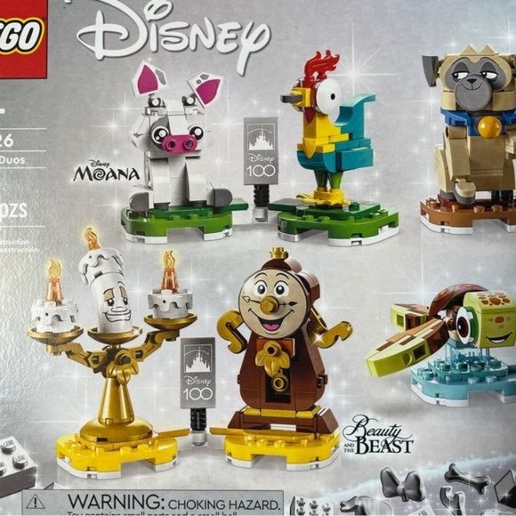 LEGO Disney Duos Collectible Figures 43226 Moana Nemo Beauty Beast 553 PCs New - Picture 3 of 8
